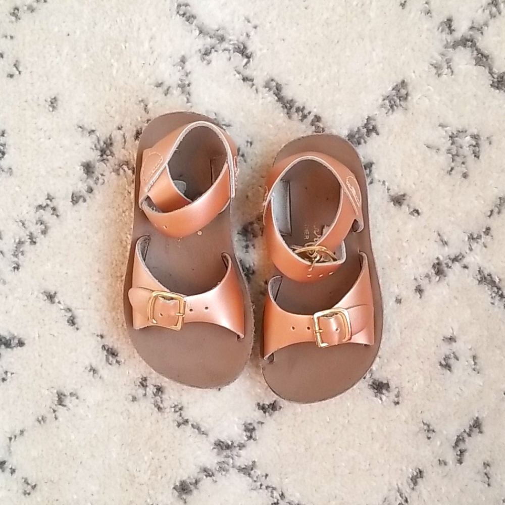 Toddler Salt Water Rose Gold Sandals
